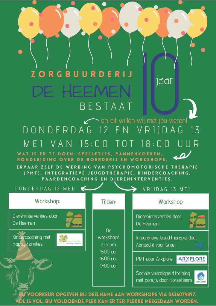 de Heemen bestaat 10 jaar