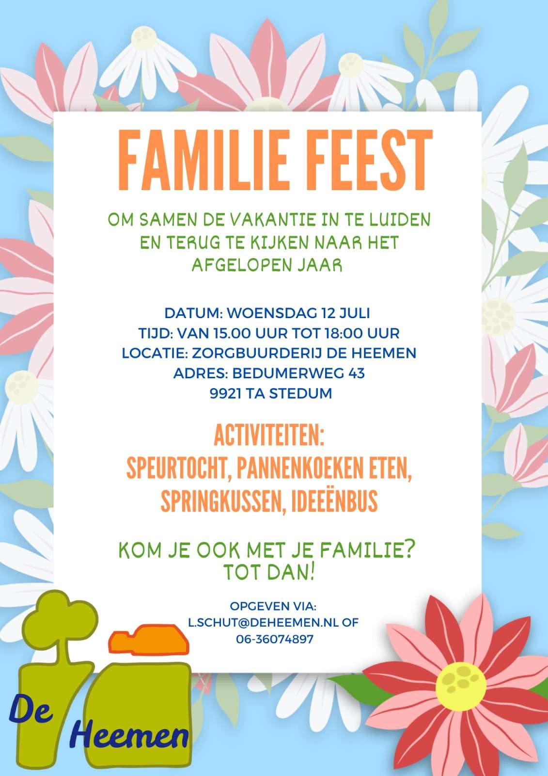 Familiedag de Heemen - 12 juli 2023